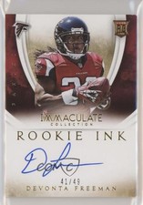 2014 Panini Immaculate Rookie Ink 41/49 Devonta Freeman #45 Auto z0q
