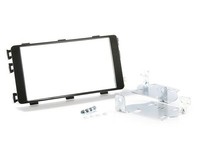 Autoradioblende Einbaurahmen 2-DIN Schwarz GläNzend FüR Mitsubishi L200 Kjot