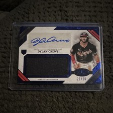 2025 Topps Tier One Autographed Jumbo Relic Dylan Crews Nationals #AJR-DC 20/20