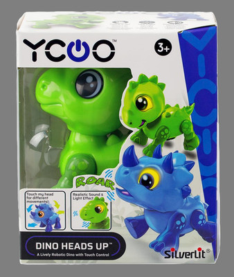 Robotic Moving Dinosaur Stegosaurus Interactive with Lights/Sound SilverLit YCOO