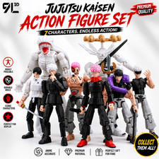 Jujutsu Kaisen  Action Figure Set Gojo Sukuna Yuji Yuta Anime Toy Gift UK 3