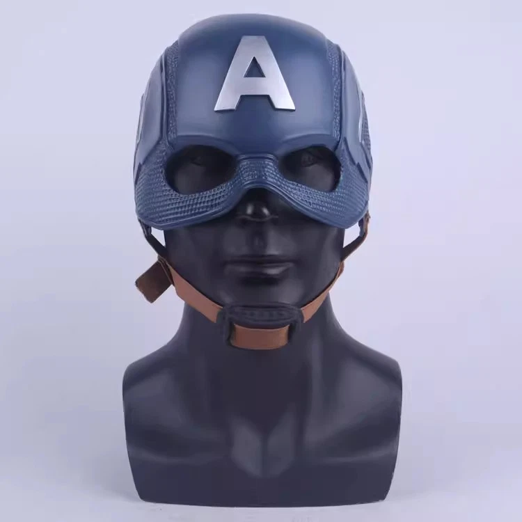 Marvel Captain America: Civil War Latex Hood Half Face Mask Helmet Face Shield