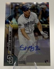 2020 Topps Chrome Seth Mejias-Brean Silver Rookie Auto Card #USA-SM. rookie card picture