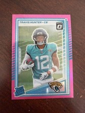 2025 Panini Donruss - Rated Rookie Travis Hunter Optic Preview Pink Prizm (RC)