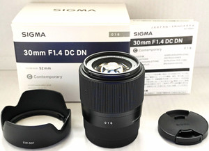 Sigma 30mm f/1.4 DC DN Contemporary Lens for Canon EF-M Mount 52mm (016)