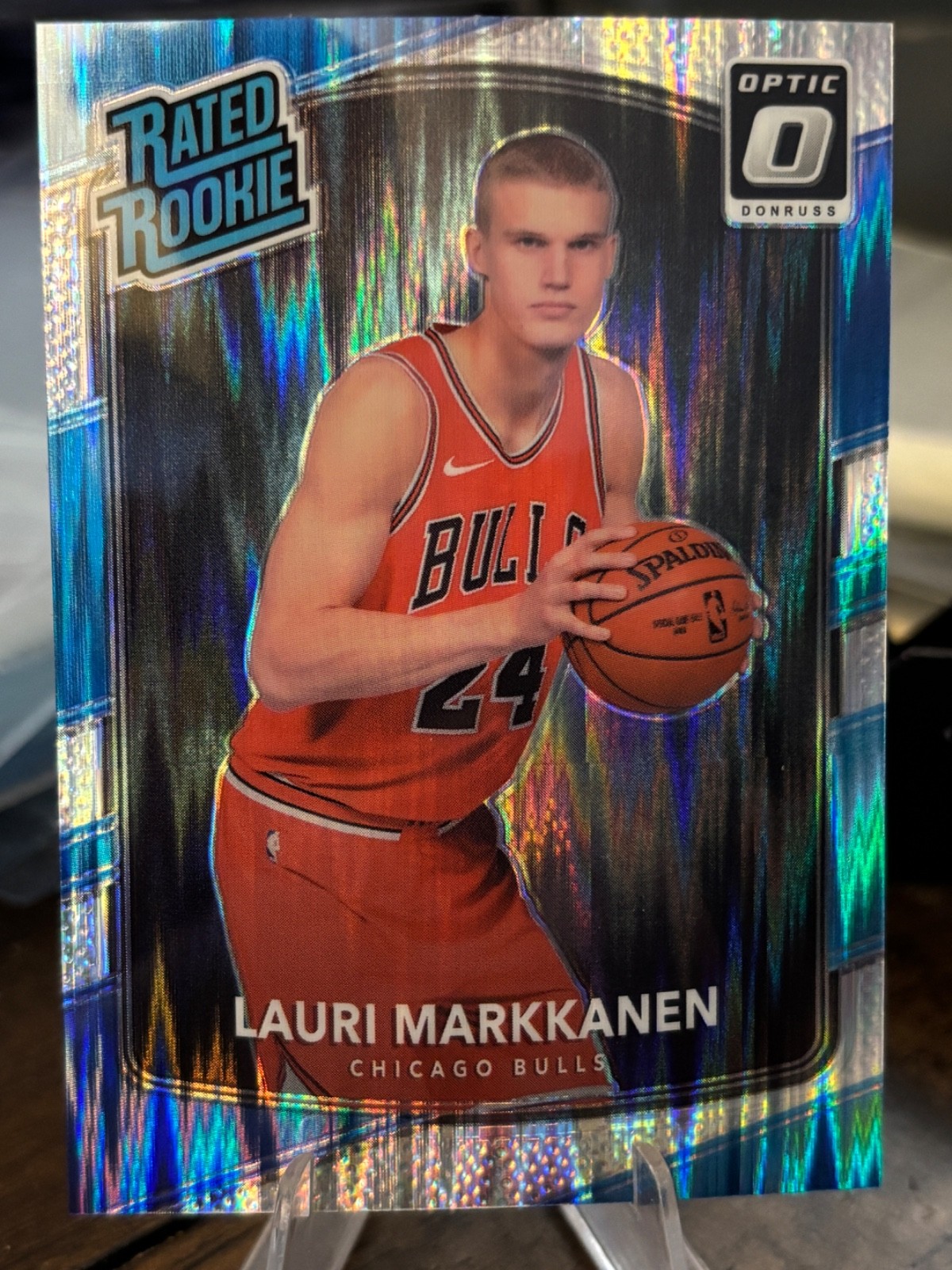 2017-18 Donruss Optic Mega Box Rated Rookie Shock Flash #159 Lauri Markkanen RR