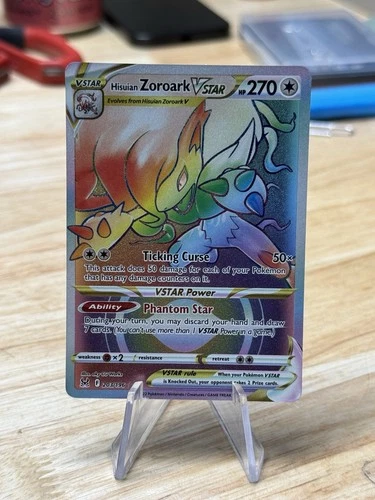 Hisuian Zoroark VSTAR (Secret) 203/196 SWSH11: Lost Origin - Pokemon Card - LP