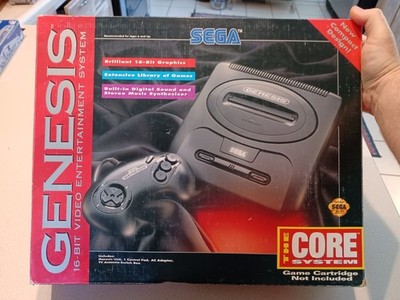 Sega Genesis Console Model 2 16-Bit All Cords And 4 Remote Original Box 