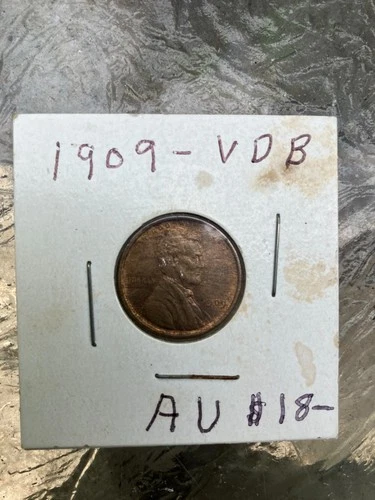 Lincoln Cent 1909-VDB AU Condition