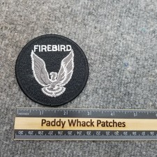 Vintage Firebird Patch Car Auto Pontiac 80s AA5a