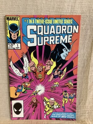Squadron Supreme #1  1985 Marvel Comics 1st App Bagged & Boarded