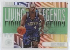 2019-20 Panini Illusions Living Legends Emerald Chris Webber #3 HOF 0t2