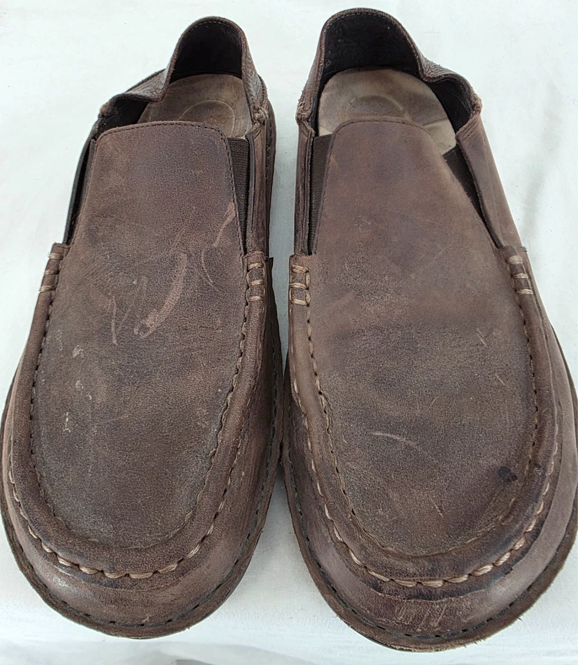 Birkenstock Duma Zapatos Mules Marrón Cuero Engrasado Sin Cordones Euro 39 Para Mujer EE. UU. 8.5 Foto 4 de 4