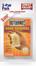 Hothands Hand Warmers, Natural Odorless Long Lasting Heat- Hand Warmers 3 Pack
