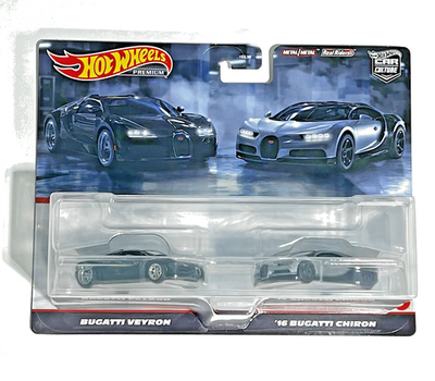 Hot Wheels Car Culture 2-Pack | Bugatti Veyron and '16 Bugatti