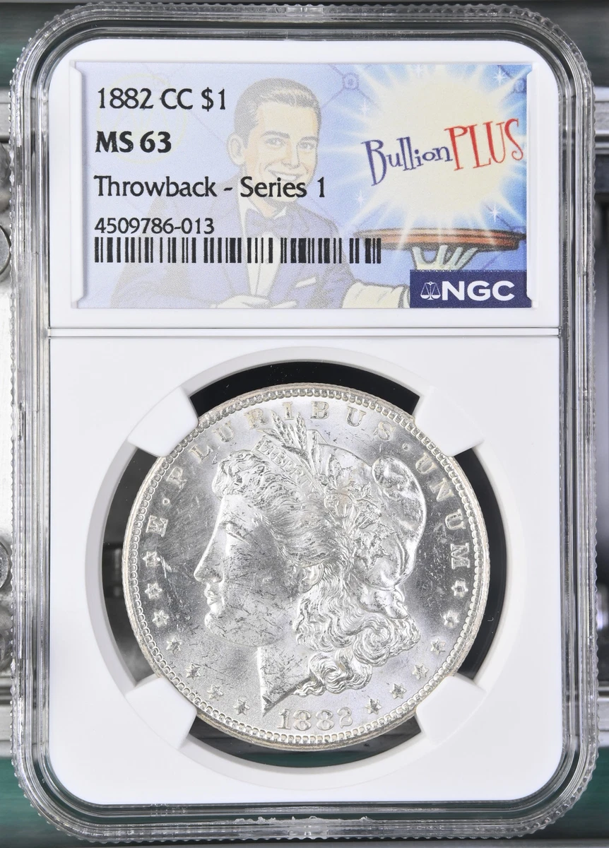 Carson City Grade MS 63 1882 Year Morgan US Dollars (1878-1921