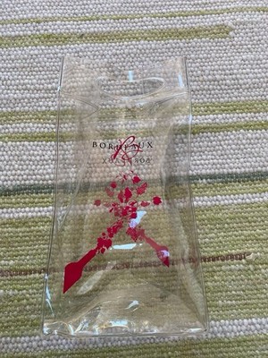 Wein Kühltasche 0,75l transparent Bordeaux | Flaschenkühler Wine Bag NEU
