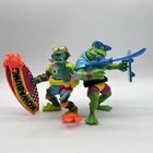 TMNT Teenage Mutant Ninja Turtles – 1989 GENGHIS FROG & 1990 SEWER SURFER MIKE