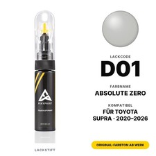 Lackstift Für Toyota Supra D01 Absolute Zero Set Lack Reparatur Stift Kit