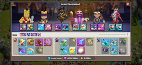 TH18 NEAR MAX | 104/103/90/80/55 | MAXED WALLS | MAX EQUIPMENT | CHEAPEST !!!