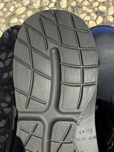 OOFOS Oocandoo Black Blue Slip On Comfort Recovery Sandals Mens Sz 10 EU 43 - Bild 10 von 16