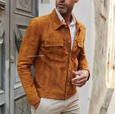 Leder Jacke Wildlederjacke FÃ¼r Herren Wildleder Beste Pflege FÃ¼r