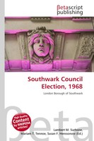 Lambert M. Surhone (U. A.) | Southwark Council Election, 1968 | Taschenbuch