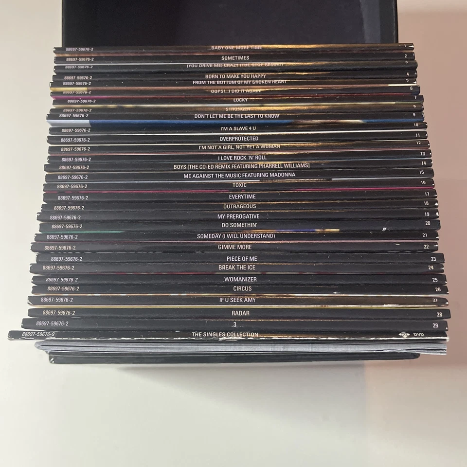 Britney Spears The Singles Collection Box Set. Good Condition! Complete! - Image 3 of 4