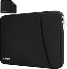 Protective Laptop Sleeve Case for 15-16 inch MacBook Pro, Asus HP Dell [Black]