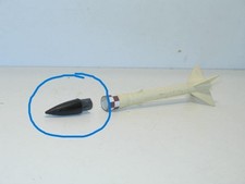 DINKY TOYS Nose Cone WHEAD Resin Head BLACK for HONEST JOHN R Military Rocket