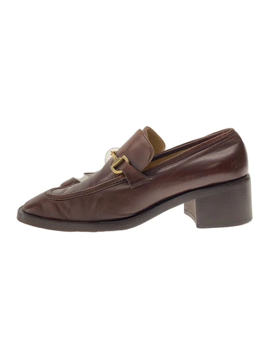 Baskets Gucci en cuir marron taille 36   usure minimale