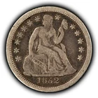 1852-O 10c Seated Liberty Silver Dime - Fine - SKU-Y6625