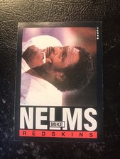 Mike Nelms, 1985 Topps & Mark Moseley bonus cardWashington Redskins