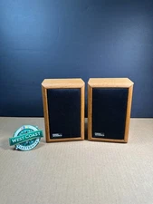 Design Acoustics PS-3 System Satellite Bookshelf Satellite Speakers Oak vintag