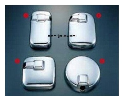 JET INOUE Mirror Cover Set for Big Thumb/Quon with Side Heaters (570694)