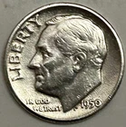 9 Piece Collection of Roosevelt Dimes 90% Silver Good to Very Good Condition