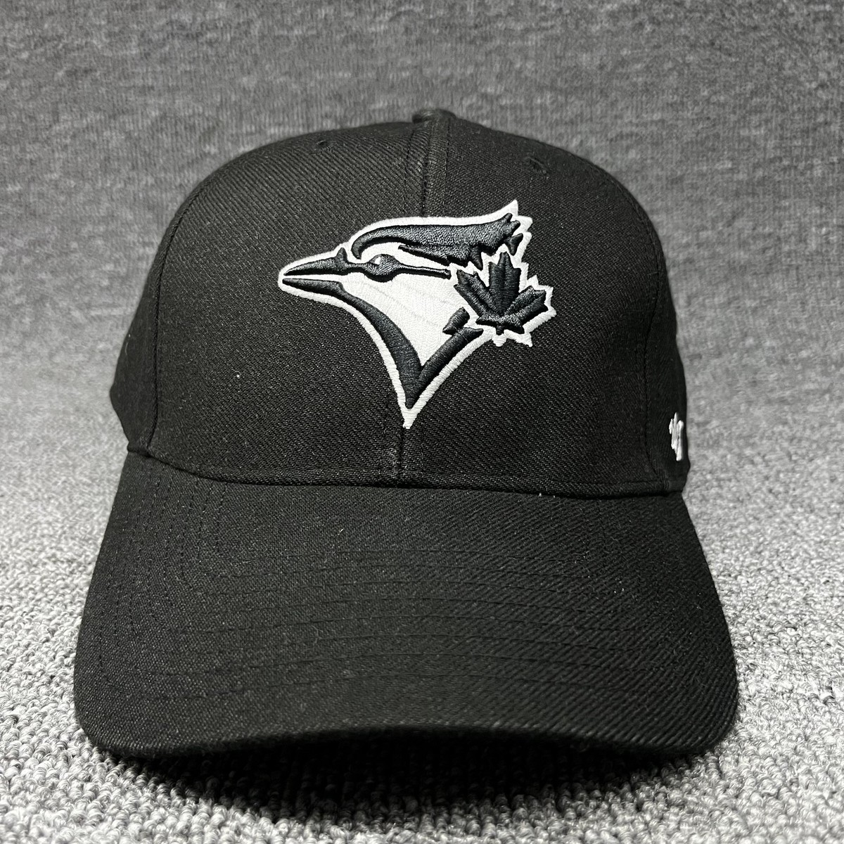 '47 Toronto Blue Jays MVP Adjustable Hat Black Strapback MLB Baseball Cap