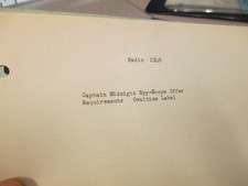 OVALTINE 1948 Capt Captain Midnight radio show premium letter SPY SCOPE 2