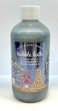 1 Bath  Body Works Santa  s Blueberry Shortbread Bubble 8 fl oz New