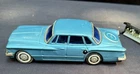 Vintage 1963 Plymouth Valiant  Tin Toy Car Made in Japan Bandai Works Great! C24