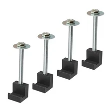 4Pcs Truck Tool Box Mounting Kit - Upgraded J Hook Crossover Tool Box fits for 