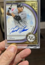 2025 Topps Five Star - Autographs Miguel Cabrera #FSA-MC Aqua /75 (AU)