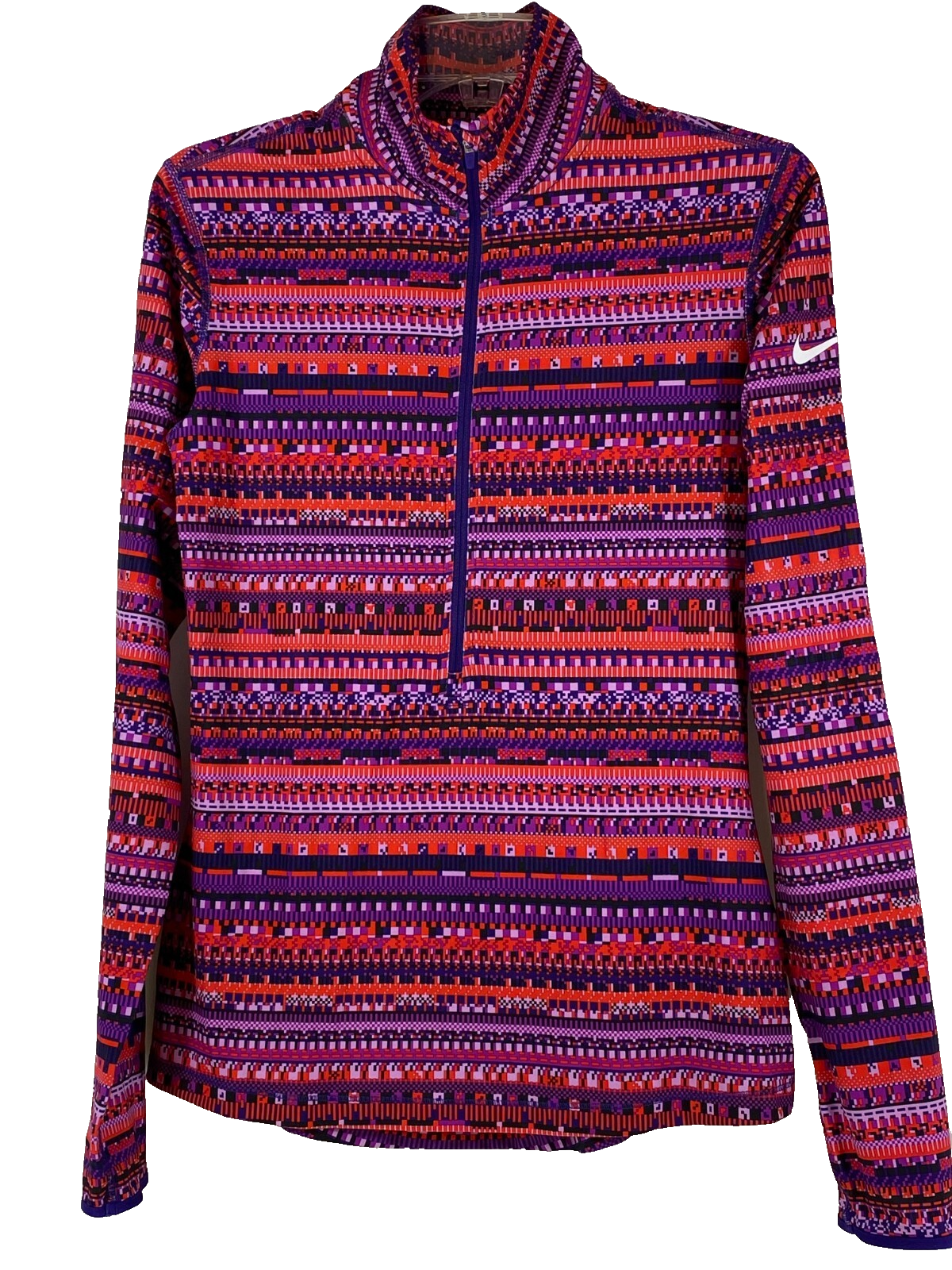 SACAI X NIKE Nike Donna M Dri Fit Pro Caldo 1 2 Zip Camicia Pullover Giacca 685681 696