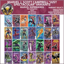 Marvel J Scott Campbell Just Spectacular Variants (2025) Marvel COVER SELECT