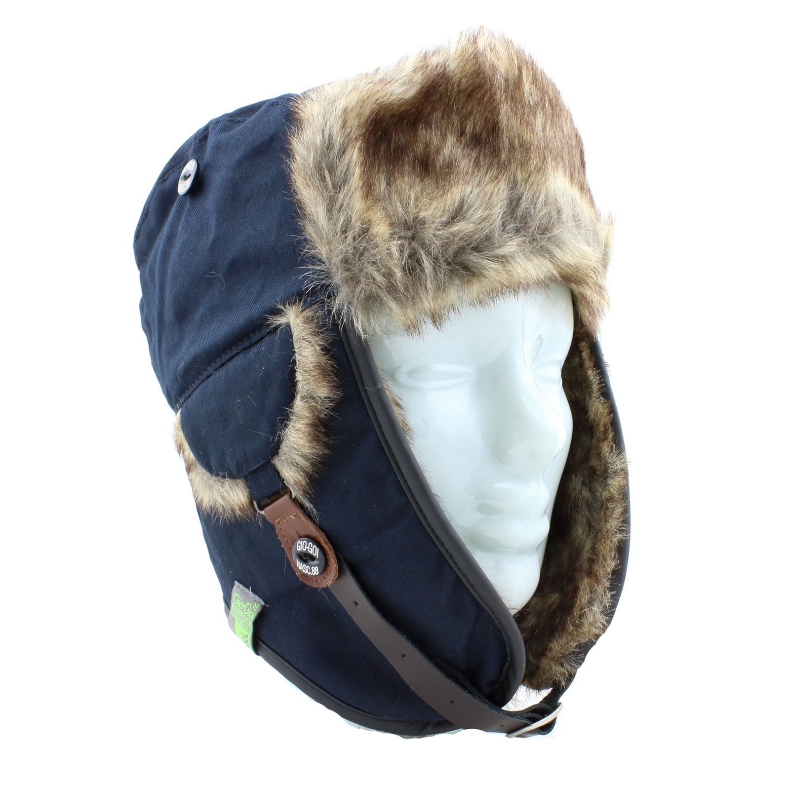 Зимняя шапка-ушанка для охоты на оленей Herren Damen, русская шапка-ушанка для охоты на оленей dunkelbla