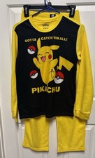 Boys Pajamas 2 Pc Fleece/Flannel Licensed Characters Pants Long Sleeves Pok mon