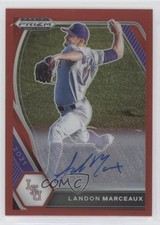 2021 Panini Prizm Draft Picks Red 7/50 Landon Marceaux #PDP80 Auto 0q4x