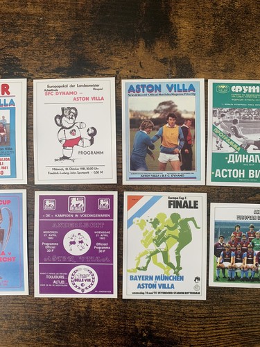 Aston Villa 1982 European Cup Winners Collectors Card Set Sporting Profiles NEW - Picture 3 of 5