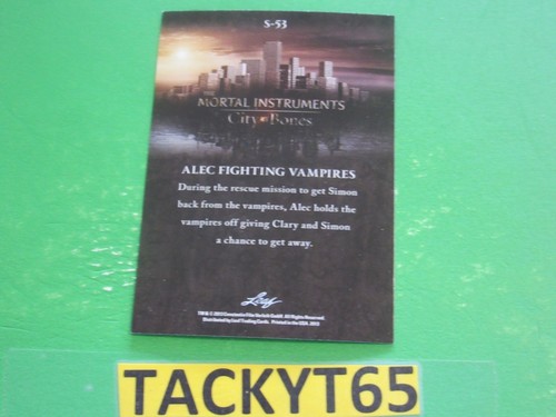 THE MORTAL INSTRUMENTS CITY OF BONES 2013 CARD(s) NEW YOU CHOOSE - Picture 118 of 152
