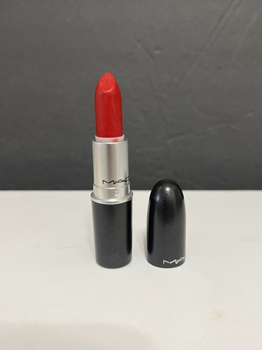 MAC Retro Matte Lipstick 707 RUBY WOO .10oz Full Size Pattern x Mac - Picture 2 of 11